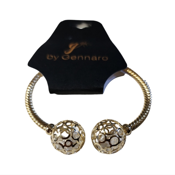 g by gennaro Jewelry - NWT G by Gennaro Gold Toned Cuff Bracelet